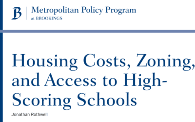Housing Near High-Performing Public Schools Costs 2.4 Times More than Housing Near Low-Performing Public Schools