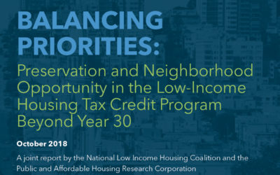 Preservation and Neighborhood Opportunity in the Low-Income Housing Tax Credit Program Beyond Year 30