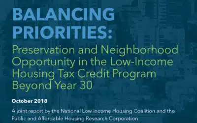 Preservation and Neighborhood Opportunity in the Low-Income Housing Tax Credit Program Beyond Year 30