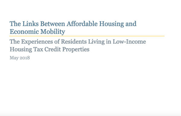 Link between Affordable Housing and Economic Mobility