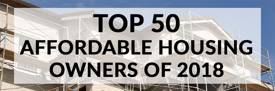 Top 50 Affordable Housing Owners of 2018