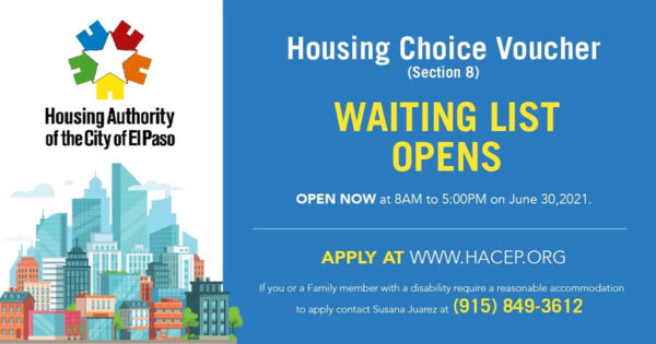 El Paso Low Income Housing Waiting List Opens