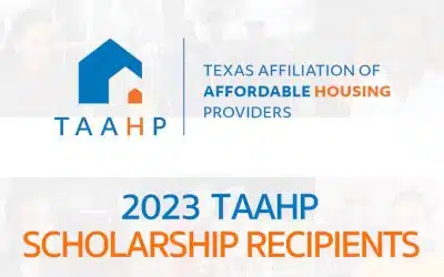 TAAHP awards $57,000 in scholarships in 2023 to student residents of affordable housing communities in Texas