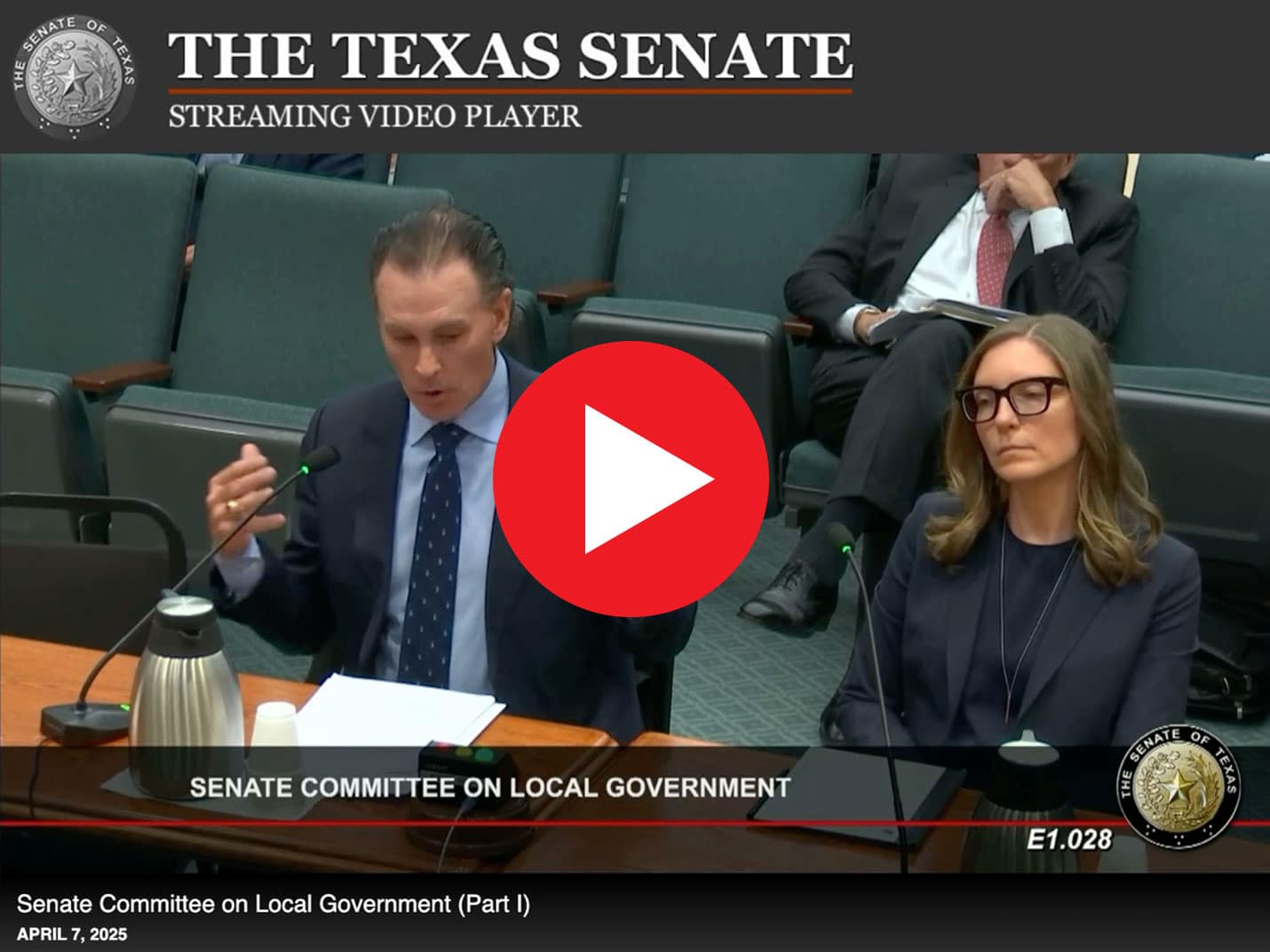 Bobby Bowling testifies in support of SB 898 to raise the Development Cap for 9% Housing Tax Credit